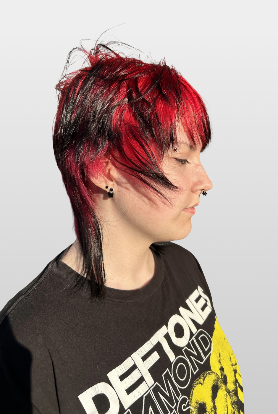 Bold color transformation Calgary hair salon